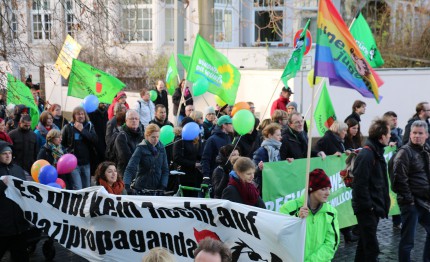 Demonstration gegen AfD 2015 